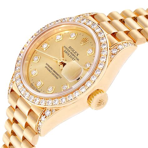 cost of a women's rolex watch|woman rolex with diamonds.